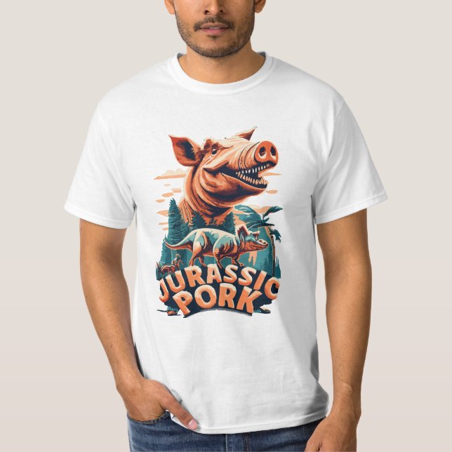 T-SHIRT PORC JURASSIQUE (Devant)