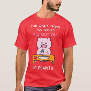 T-shirt PORC Lover Végétal SUR PLANTE