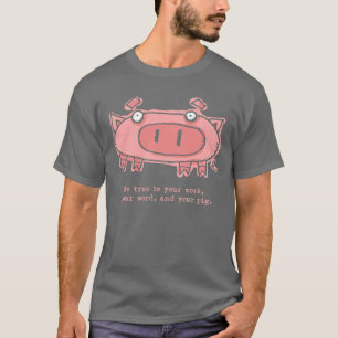 T-shirt Porc vrai