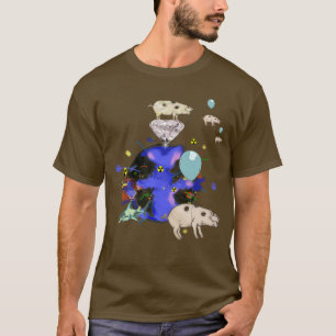 T-shirt porcins - évasion de bacon