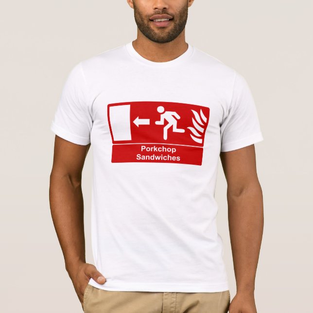 T-shirt Porkchop serre le signe (Devant)