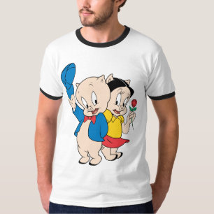 T-shirt Porky Pig and Petunia