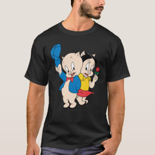 T-shirt Porky Pig and Petunia