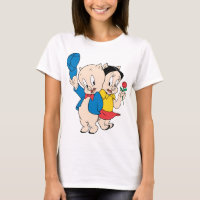 Porky Pig and Petunia