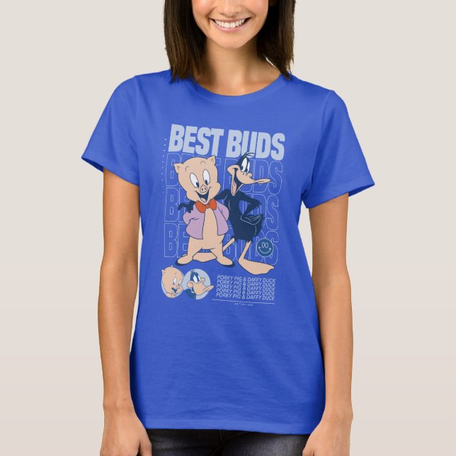 T-shirt Porky Pig & DAFFY DUCK™ Best Buds (Devant)