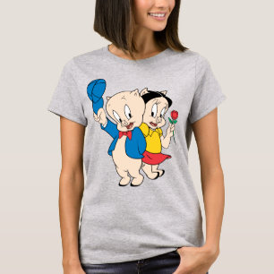T-shirt Porky Pig et Pétunia