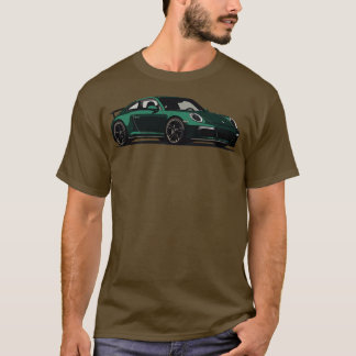 T-shirt Porsche verte