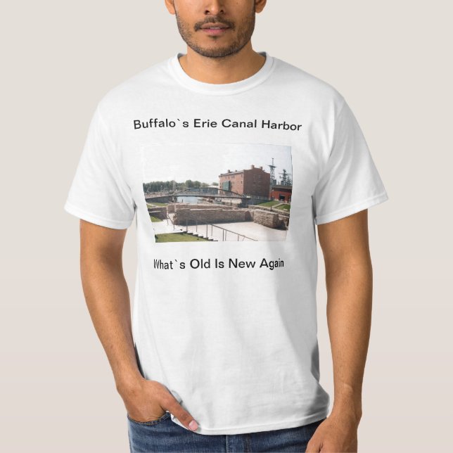 T-shirt Port de canal du ` s Erie de Buffalo (Devant)