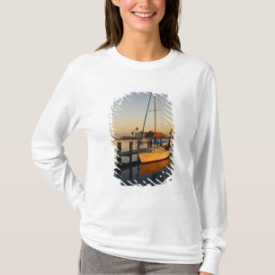 T-shirt Port de Rockport, Texas au coucher du soleil