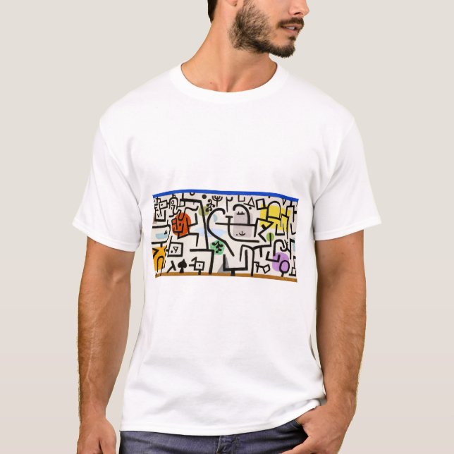 T-shirt Port riche par Paul Klee (Devant)