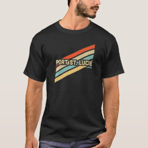 T-shirt Port St Lucie Floride Retro Vintage