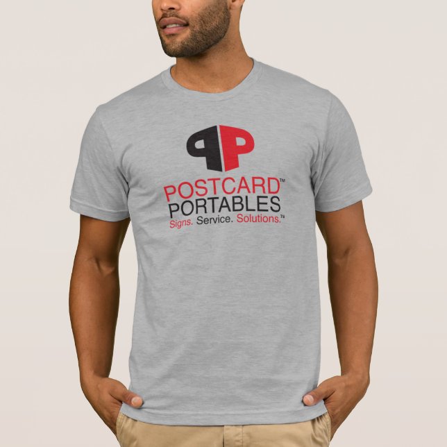 T-shirt Portables Cartes Postales (Devant)