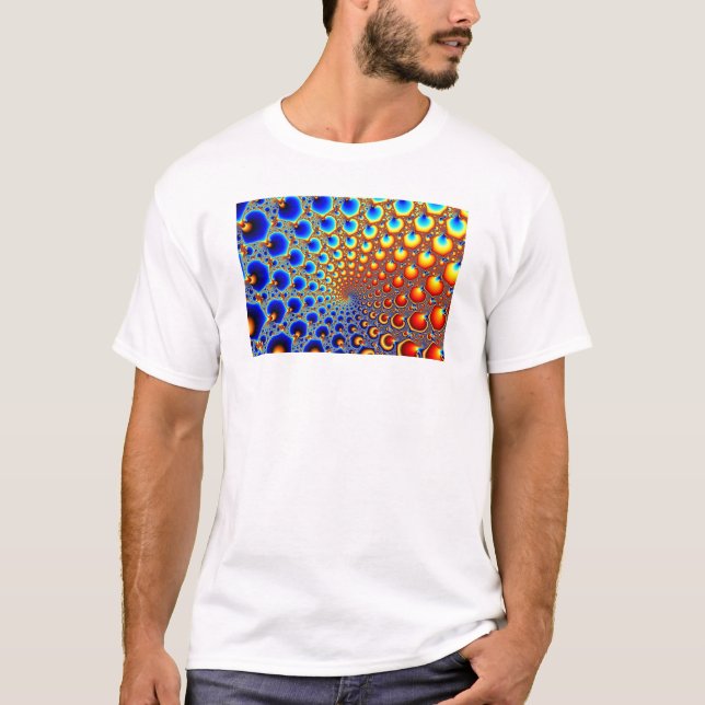 T-shirt Portail hypnotique - fractale (Devant)