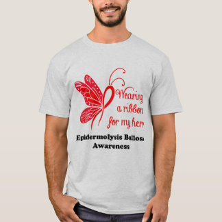T-shirt Portant un ruban pour mon héros - chemise d'eb