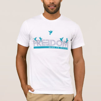 T-shirt Porte au ciel Art géométrique Abstrait des oiseaux