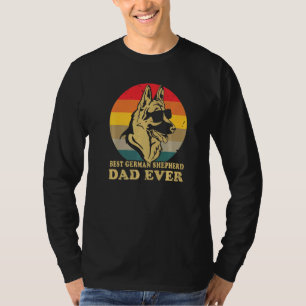 T-shirt Porte-chien Vêtements Meilleur Berger Allemand Pap