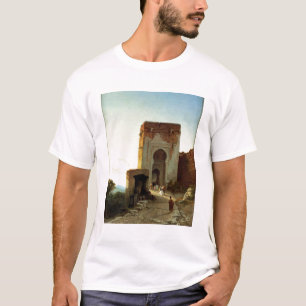 T-shirt Porte de Justice, Alhambra, Grenade (huile sur la