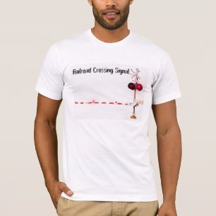 T-shirt Porte de signal de croisement de chemin de fer