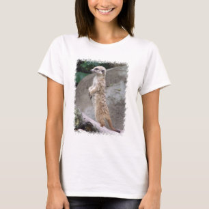 T-shirt porté en équilibre de dames de Meerkat