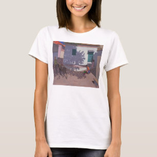 T-shirt Porte et ombres vertes Lesbos 1996