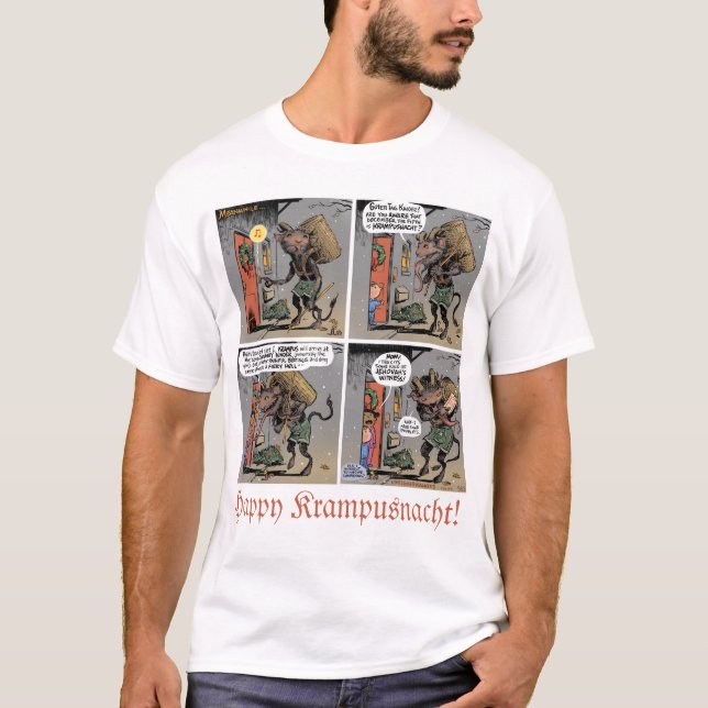T-shirt Porte Krampus à porte Tee (Devant)