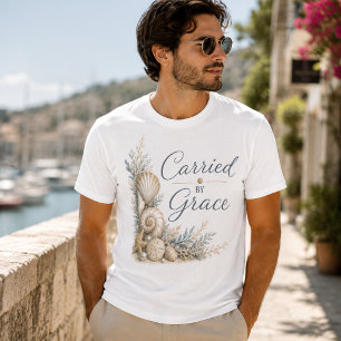 T-shirt Porté par la Grâce – Inspiration Côtière