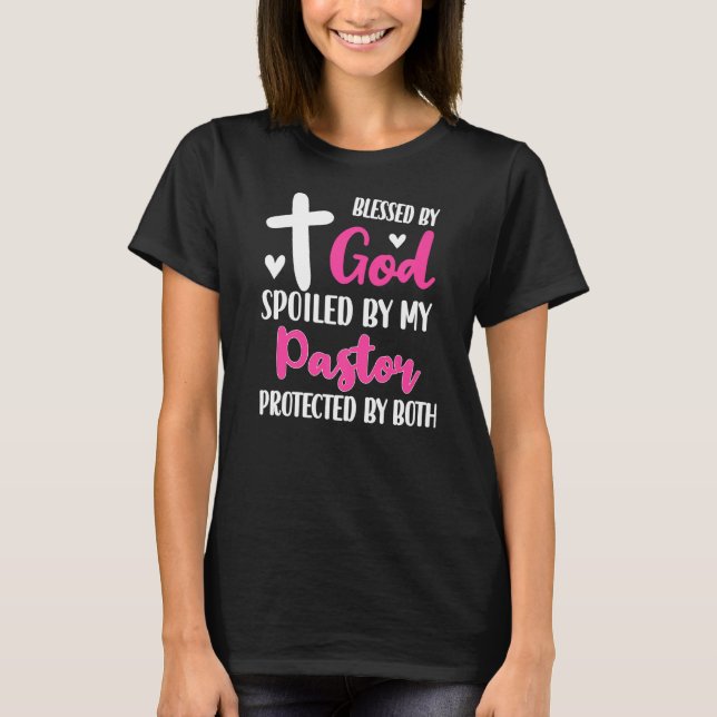 T-shirt Porté par l'appréciation de la femme de mon Pasteu (Devant)