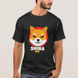 T-shirt Porte-pièce en cristal de cryptomonnaie Shiba Inu