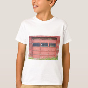 T-shirt Porte rouge de garage