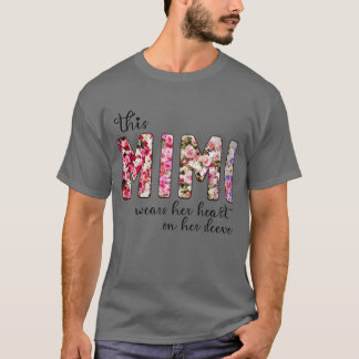 T-shirt Porte Son Coeur Sur Ses 9