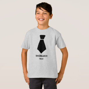 T-shirt Porte-sonnerie Habillez la Cravate Nom personnalis