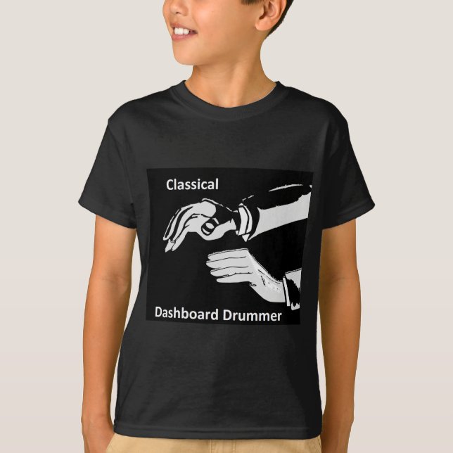 T-shirt Porte-tambour classique du tableau de bord (Devant)