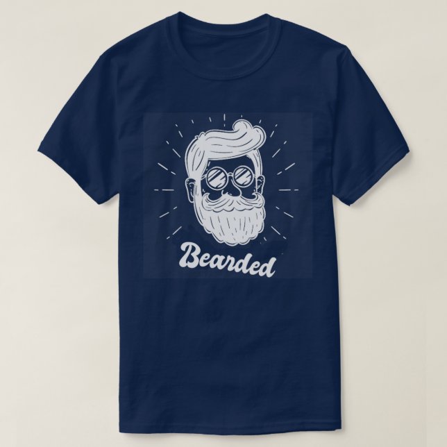 T-shirt Portée par la barbe (Design devant)