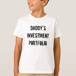 T-shirt Portefeuille de placement du papa