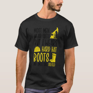 T-shirt Porter Costumes Bottes Odeurs Huile de champ Oilfi