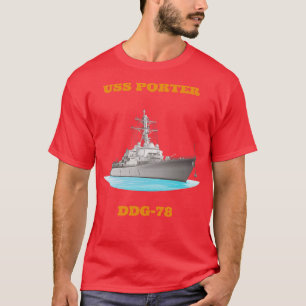 T-shirt Porter DDG78 Destroyer Ship