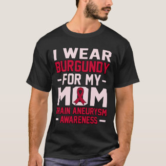 T-shirt Porter La Bourgogne Pour Maman Ribbon Cerveau Aneu