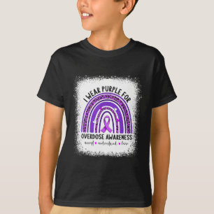 T-shirt Porter le pourpre pour la sensibilisation à la sur