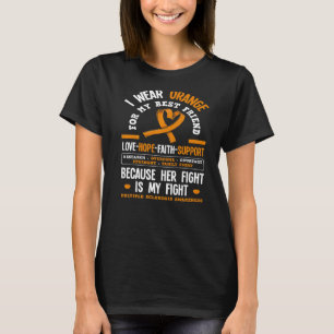 T-shirt Porter Orange Pour Mon Meilleur Ami Scelrose Multi