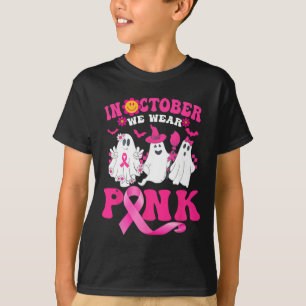 T-shirt Porter Pink Breast Cancer Guerrier mignon Fantôme 