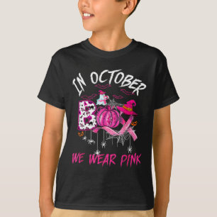T-shirt Porter Pink Breast Cancer Guerrier mignon Fantôme 
