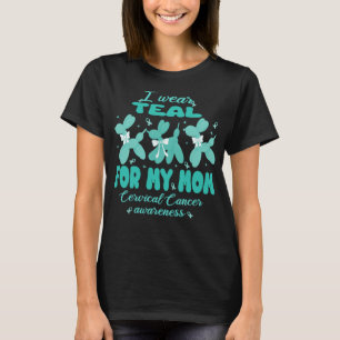T-shirt Porter Turquoise pour maman mignon Balloon Chien C