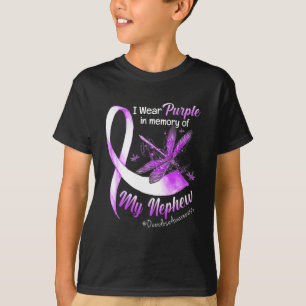 T-shirt Porter Violet En Mémoire De Mon Adjudicateur De Su