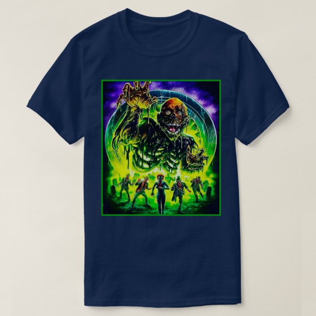 T-shirt Portes de cimetière cadeaux d'art (Design devant)