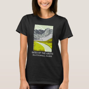 T-shirt Portes Du Parc National De L'Arctique Randonnée De