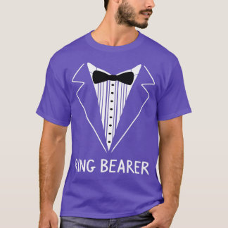 T-shirt Porteur de bague de mariage Tu Cérémonie de bachel