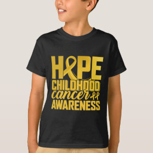 T-shirt Portez de l'or pour la sensibilisation au cancer c