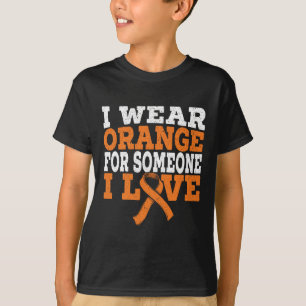 T-shirt Portez De L'Orange Pour Quelqu'Un Que J'Aime Sensi