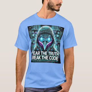 T-shirt Portez la Vérité. Rompre le code | Pingouin Cyberp
