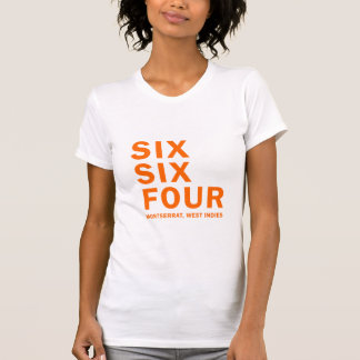 T-shirt Portez le code - blanc avec le texte orange